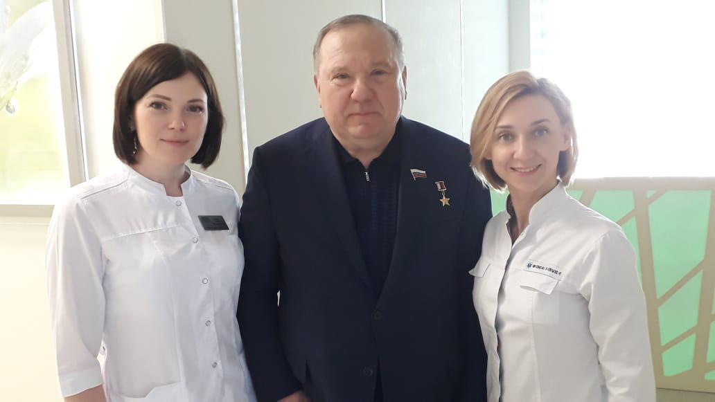 Медицинский центр посетил почетный гость Шаманов Владимир Анатольевич